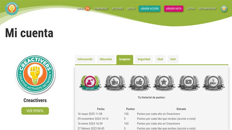 Profile - Points - ES