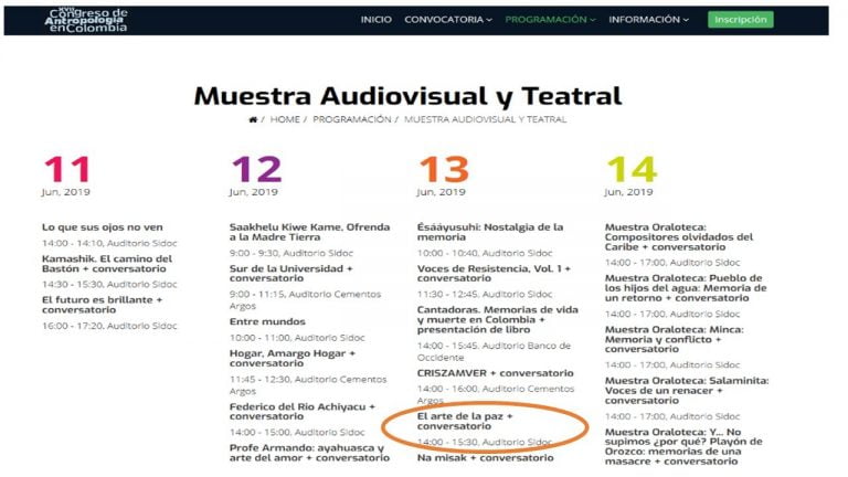 Presentación del documental «Arte de la paz» y conferencia